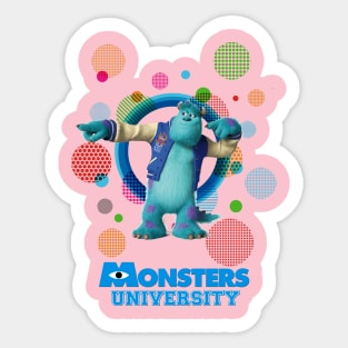 Sulley Monsters University Sticker